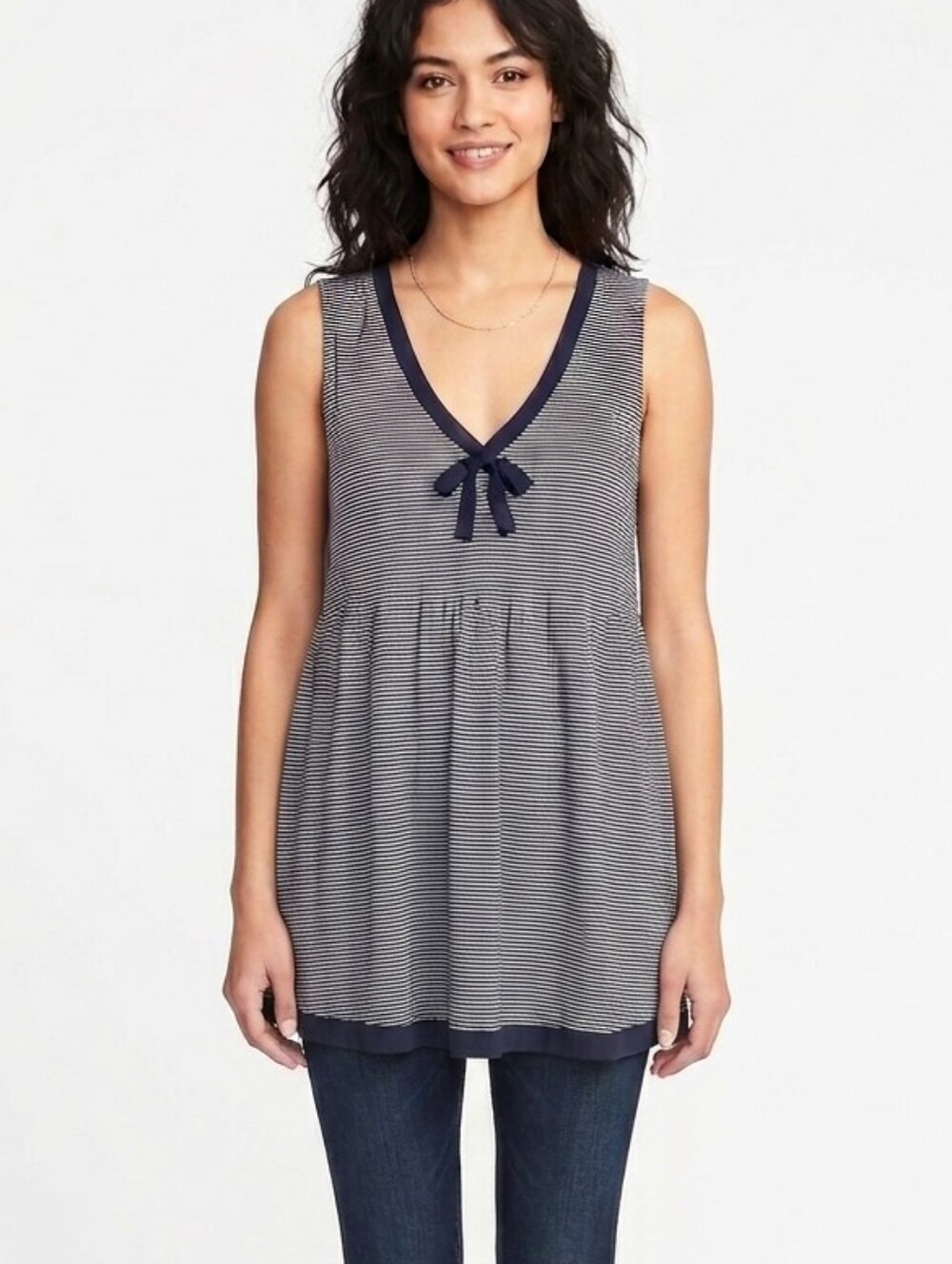 DKNY Striped Top Size L
